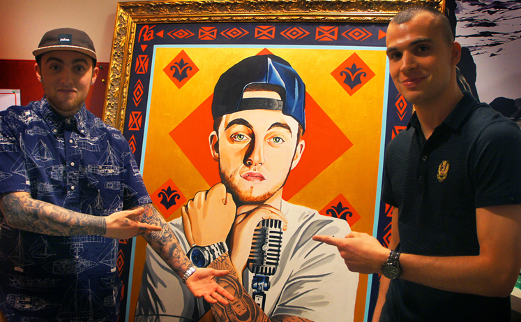 mac miller portrait ra paints