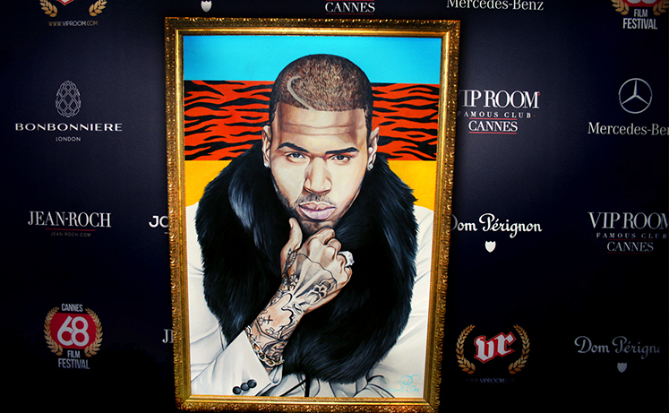 chris brown portrait ra paints