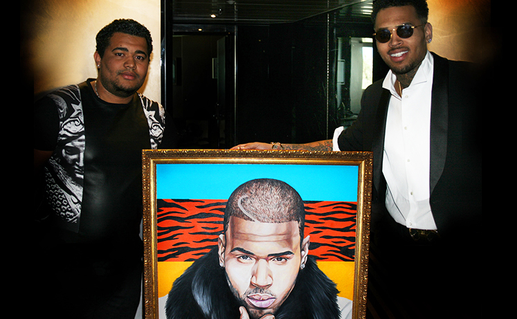 chris brown portrait ra paints