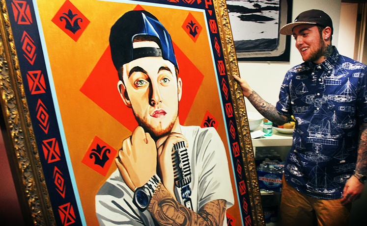 mac miller portrait ra paints