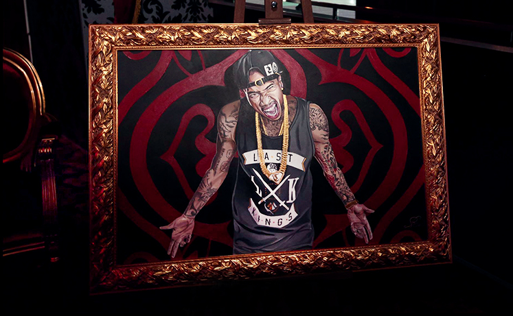 tyga portrait ra paints